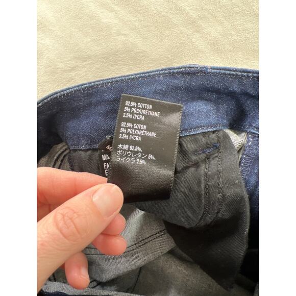 3x1 NYC Premium Denim High Rise Skinny Leg Denim Jean Dark Blue Capsule Designer - Picture 6 of 8